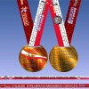 Medal X Jubileuszowego P贸艂maratonu Radomskiego Czerwca 鈥�