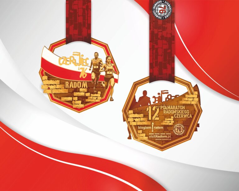 Medal 12 Półmaratonu Radomskiego Czerwca 76